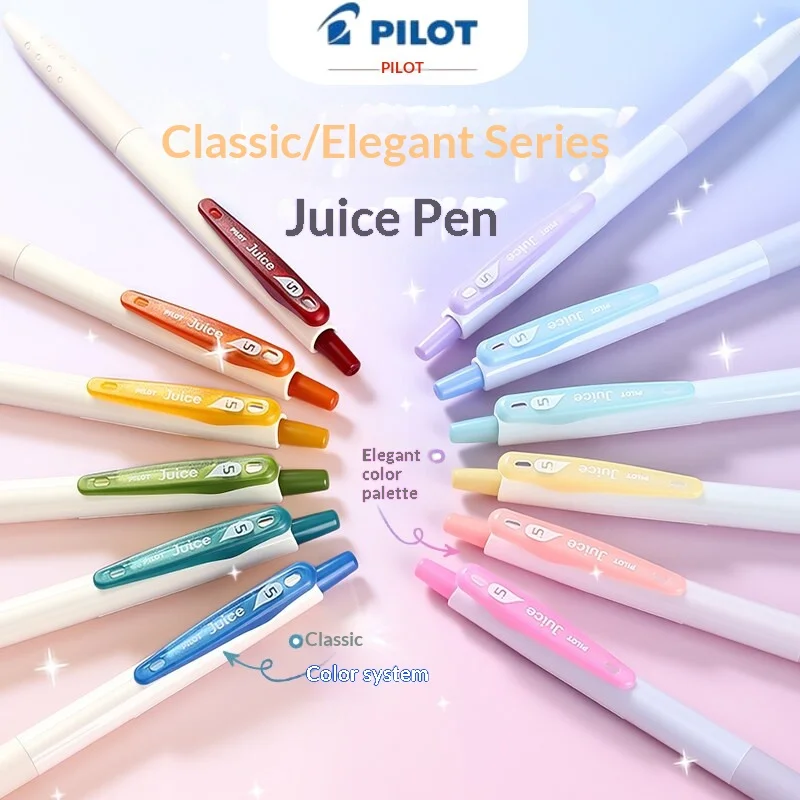 

PILOT Juice Pen Classic Color Elegant Limited Color Gel Pen,10EF Quick-dry,Smudge-proof Ink Color Water Pen Highlight Key Points
