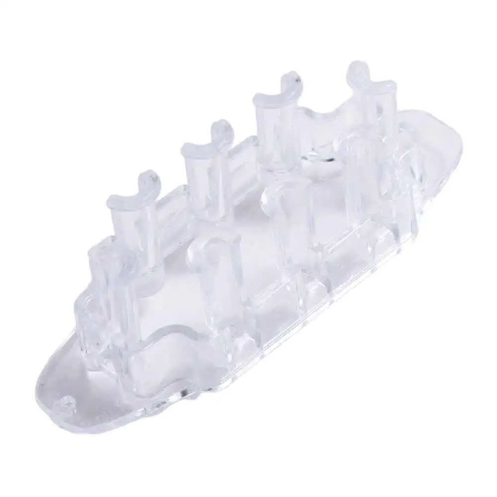 

O-shaped DIY Rubber Band Loom Weaver Tool Transparent Easy Operate Rubber Band Loom Sewing Tool Mini Plastic