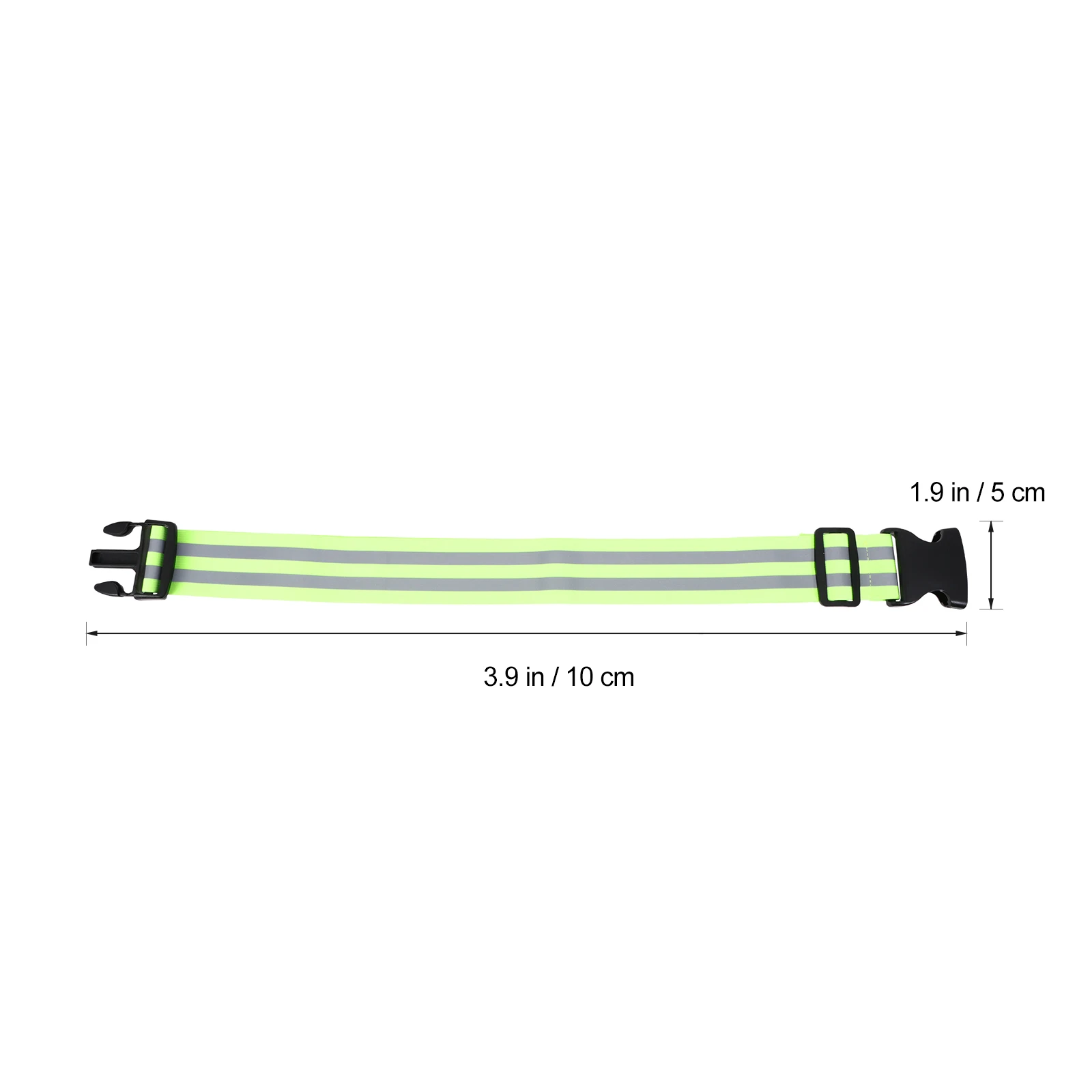 

1 Set Reflective Wristbands Safety Gear Night Running Cycling Walking Lightweight Durable Outdoor Tools For Workers Police Green