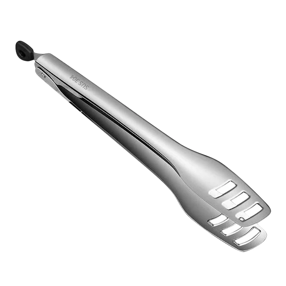 

Anti-slip Food Clip Bread Tong Stainless Steel Barbecue Tool Kitchen Gadgets Non-rusting Easy Grasp Practical Anti-skid