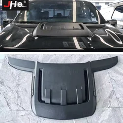 JHO Matte Black Front hood Scoop Overlay Bonnet Decorate Cover for F150 XL/XLT/Limited 2021 2022 2023 Exterior Accessories