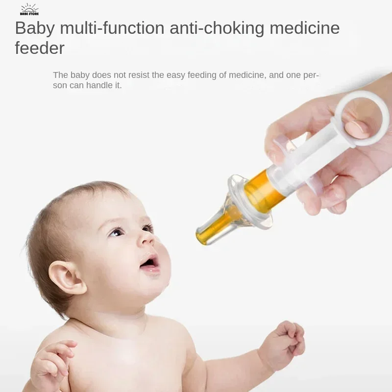 Baby Syringe Shape Feeder Newborn Dropper Medicine Feeder Needle Feeder Squeeze Medicine Dropper Dispenser Pacifier Baby Stuff