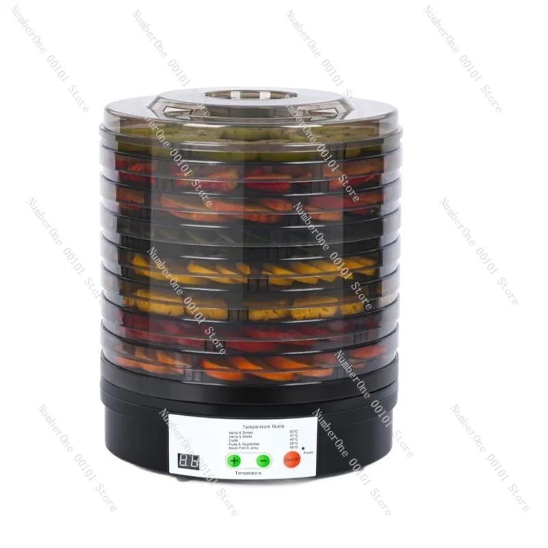 Home Dried Fruit Machine, Large Capacity Air Drying Dehydrator for Snacks Jerky Vegetables, Food Dryer Appliance