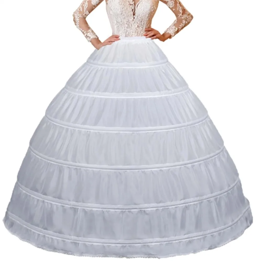 أنيقة الزفاف ثوب نسائي تحتية الكرة ثوب كرينولين زلة تأثيري لوليتا تنورة Bridae فستان حفلة موسيقية تنورات #5