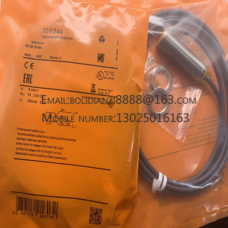Novo sensor de proximidade IGS244 IGS267 IGS324 em estoque