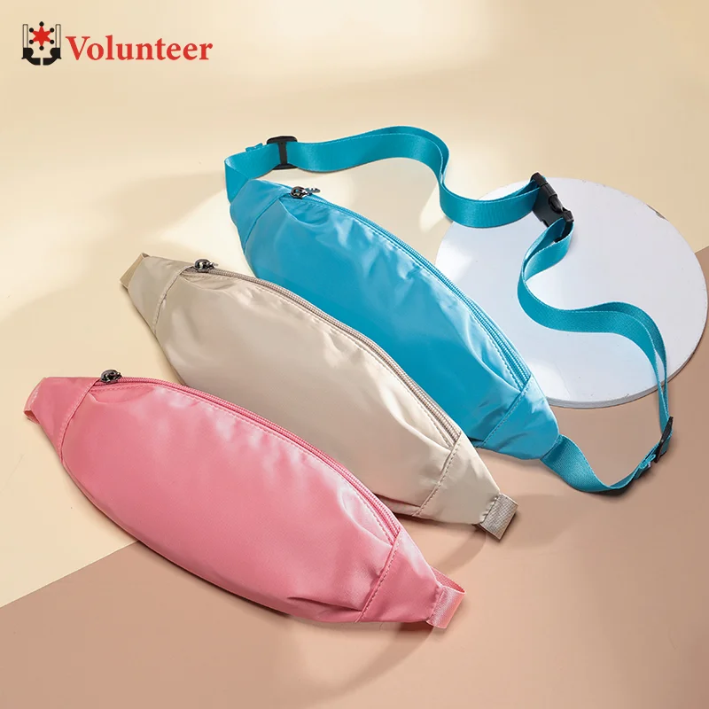 

Volunteer Summer Sports Waist Bags Men Fashion Running Chest Bag Man Casual Workout Traveling Phone Crossbody Bags Male 5022-01