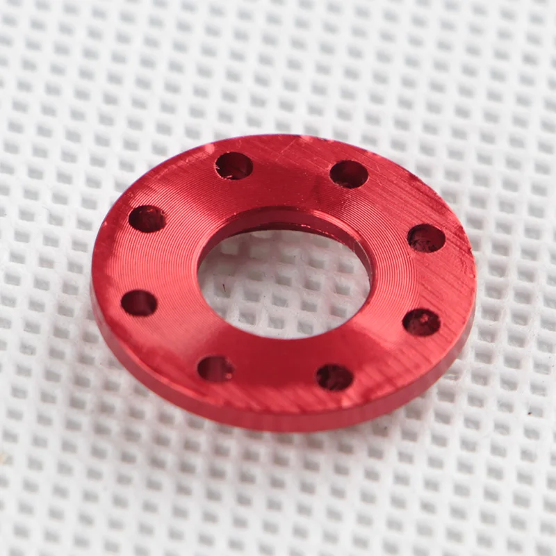 Aluminum Alloy Color Screw Cap Reinforcement Non-slip E-motorcycle Modification Accessories Flange Fastening Gasket Decoration