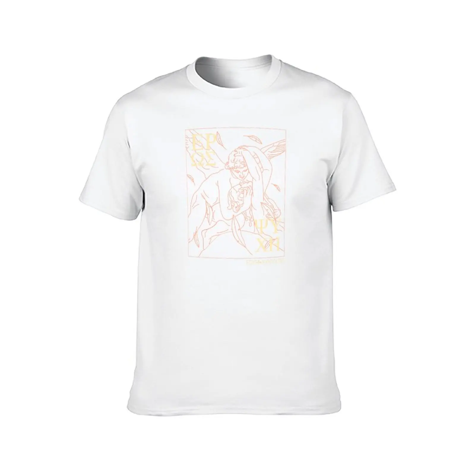 Eros and Pcyche - الآلهة اليونانية الأساطير الثقافة عاشق هدية تي شيرت رجل تي شيرت جرافيك أنيمي تي شيرت كبير الحجم تي شيرت