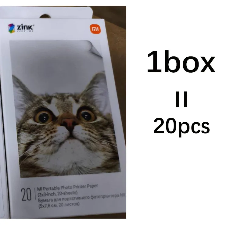 Global Version Xiaomi Mi Portable Photo Printer Paper 2x3 inch Self-adhesive For Xiaomi ZINK AR Pocket Printer 1s