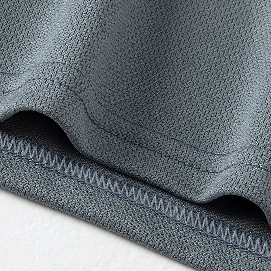 2/4/6-teiliges Four Seasons Herren-T-Shirt in einfarbiger Farbe mit Rundhalsausschnitt und kurzen Ärmeln und bedruckten Bündchen, Jugend-Sport- und Freizeitmode-T-Shirt – Detail 40