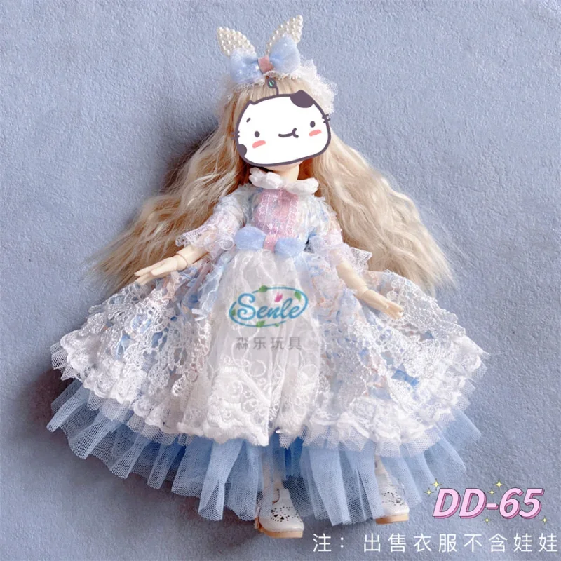 New Fashion Clothes Suitable for 30cm BJD Hinged Doll Princess Dress Set  Accessories Girl Toy Gifts