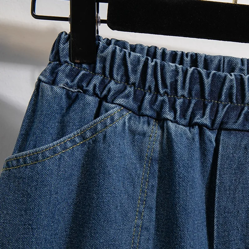 Jeans décontractés taille haute pour femmes, mode printemps, style coréen, basiques, denim adt, sarouel féminin, nouvelle arrivée, B3682, 2024