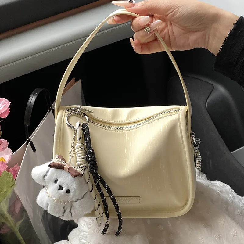 

​ ​ Лето 2025 года, женская сумка подмышки, повседневная сумка через плечо, высокоэстетичная нишевая модная сумка, милая повседневная сумка ​ ​