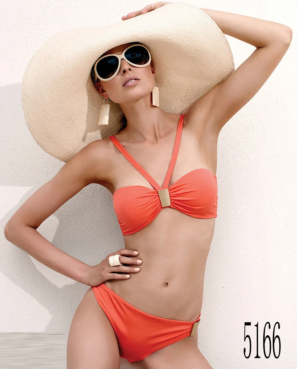 Sexy Push-Up Brazilian Swimsuit 2025 Nylon Two-Piece Bathing Suit Thong Bikini for Women