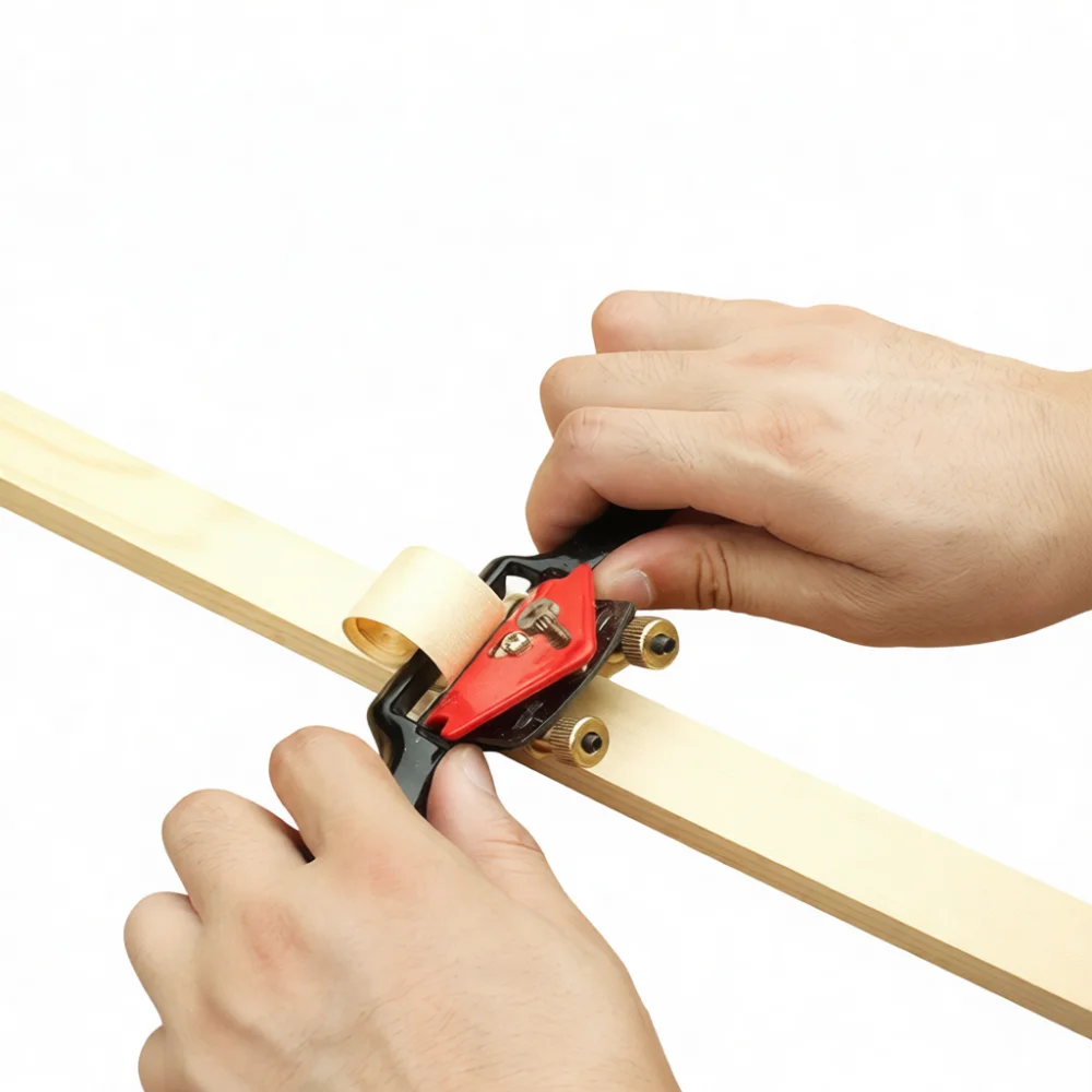 Adjustable Manual Woodworking Spokeshave Hand Plane Tool Trimmer Carpentry Crafting Professional Shaver Surface Smoothing