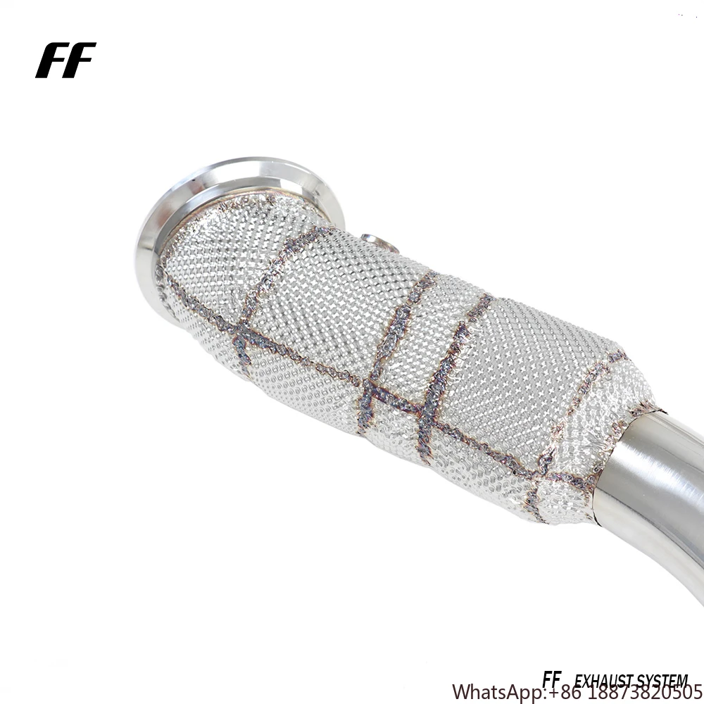 High Performance Stainless Steel Exhaust Downpipe For Ferrari F12 812 Exhaust downpipe