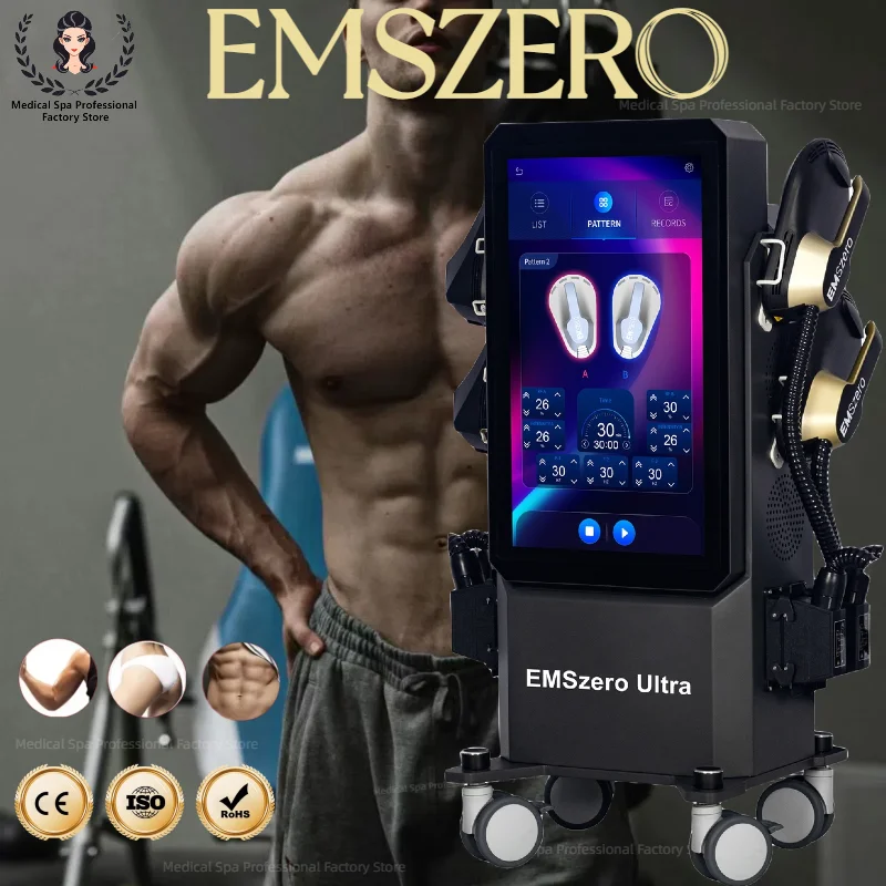 

EMSzero Neo Body Sculpting Machine Shaping 6500W 200hz EMS Radio Frequency RF Muscle Stimulator Device