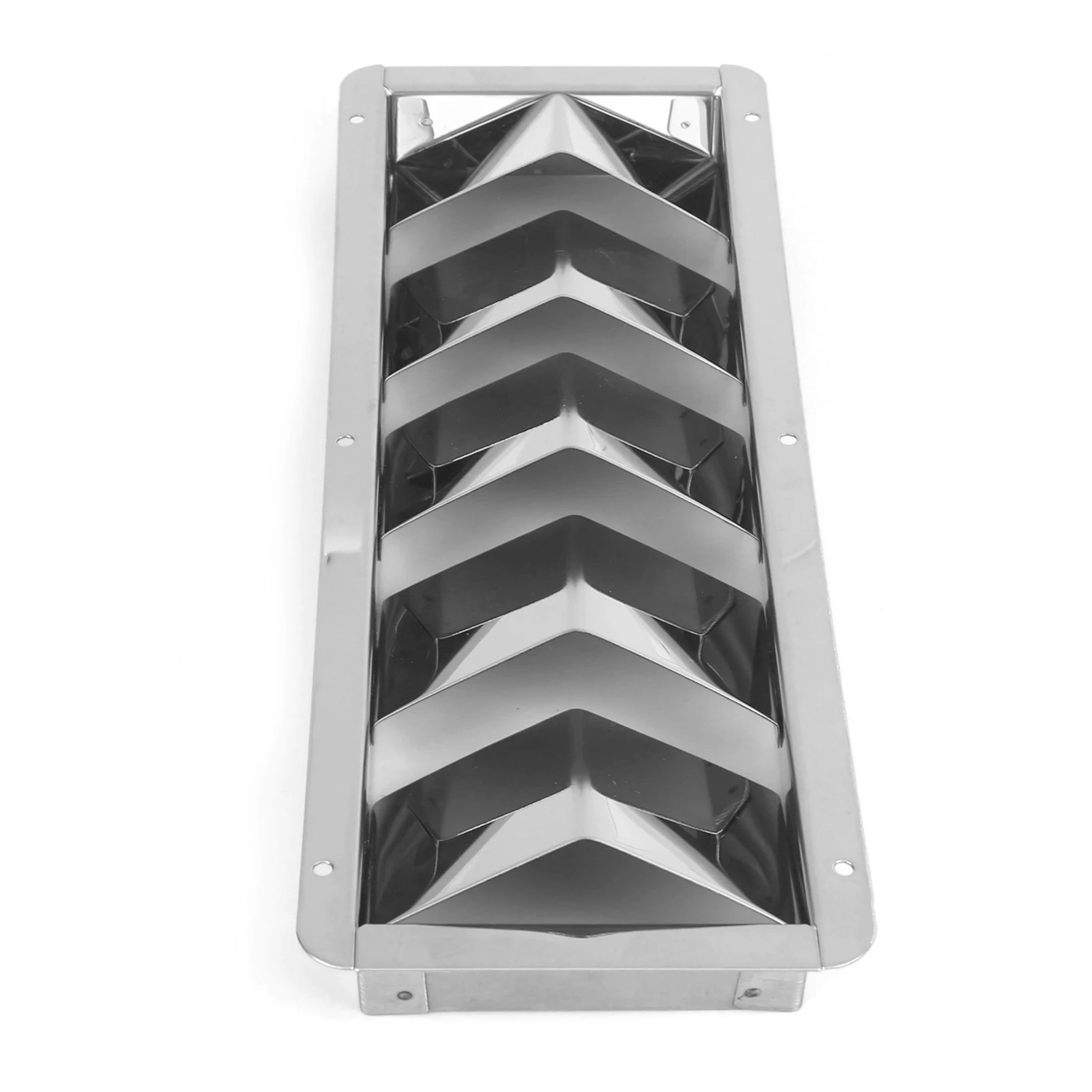 5 Slots Boat Louver Vent Rectangle Stainless Steel Durable Ventilation Grille Hardware Fitting Boat Vent Grille Boat Louver Vent