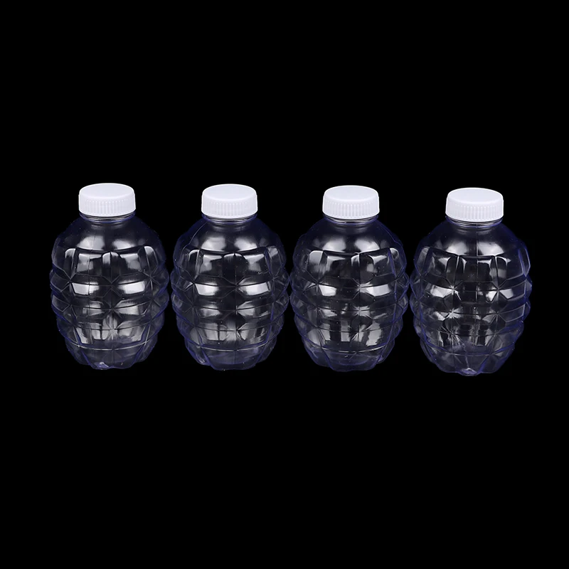 4 Pcs Water Gel Bead Accessories for Gun, Water Gel Bead Subpackage Bottle, Plastic Hopper, Pineapple Bottle