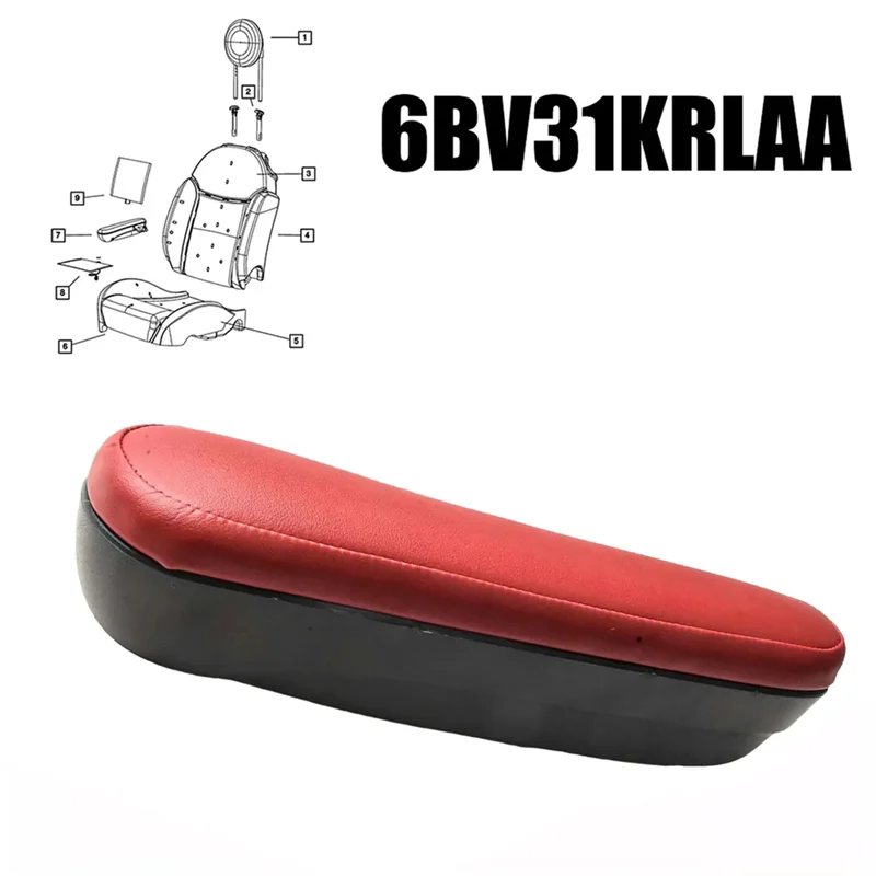 

6BV31KRLAA Car Front Left Inboard Seat Armrest For FIAT 500 2016-2019-A14Z