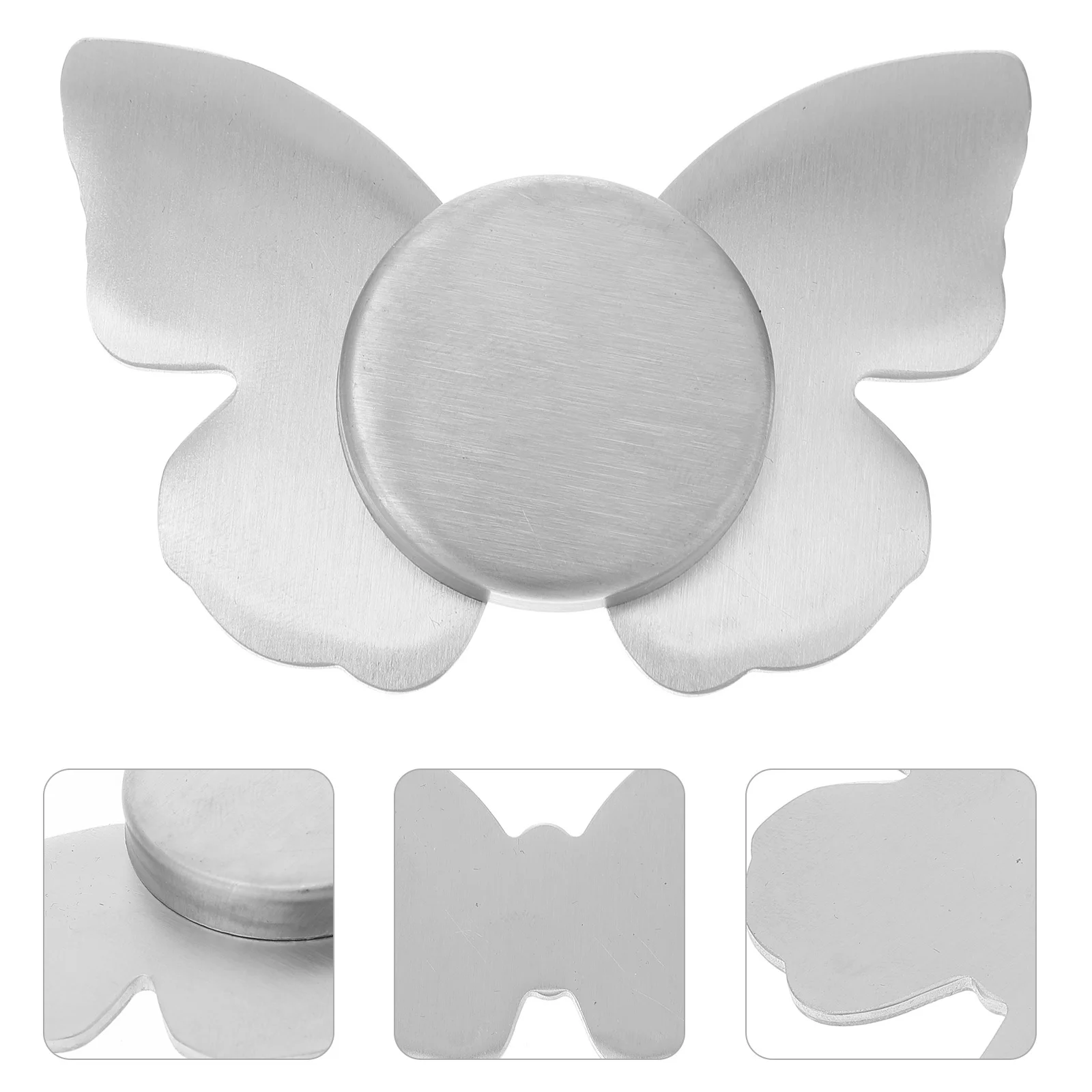 

4 Pcs Tablecloth Pendant Metal Holder Dining Windproof Cover Stainless Steel Fixator Anti-slip