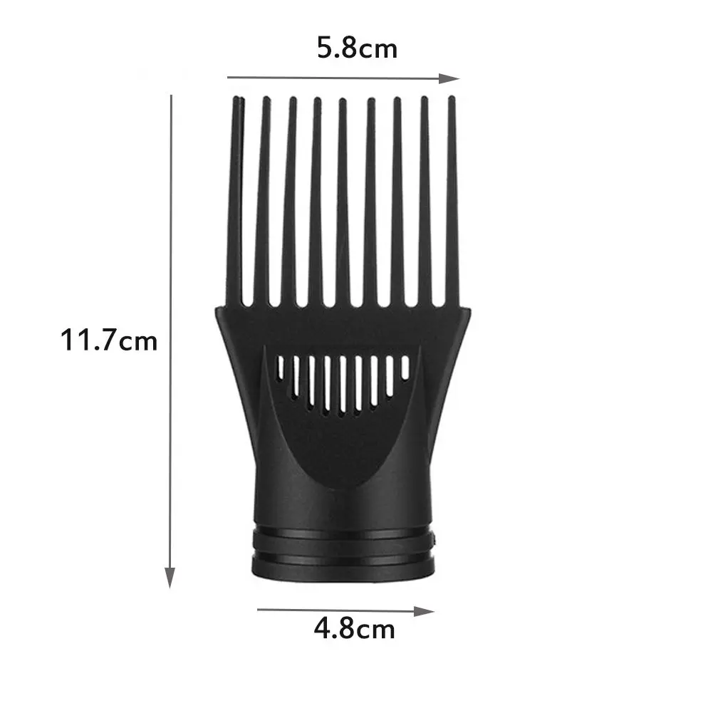 Salon Hair Dryer Nozzle Heat Insulating Wind Nozzle Comb High Quality Hair Dryer Air Blow Collecting Comb