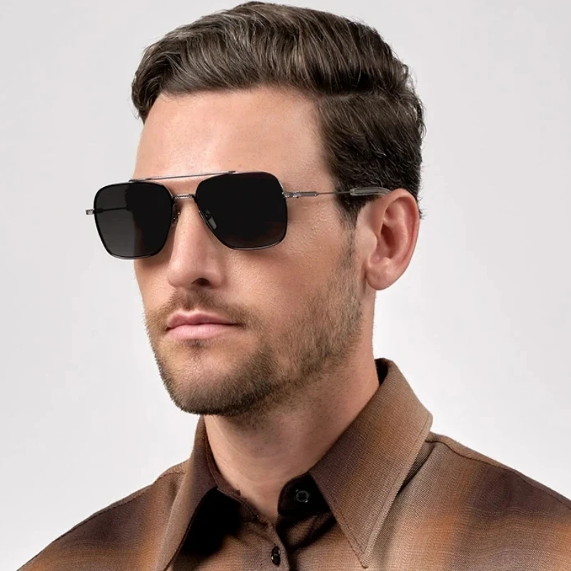 

DILTA Flight 007 Fashion Square Luxury Designer Brand Woman Sunglasses 2025 Outdoor Double Bridge Pilot Sunglasses Women Men