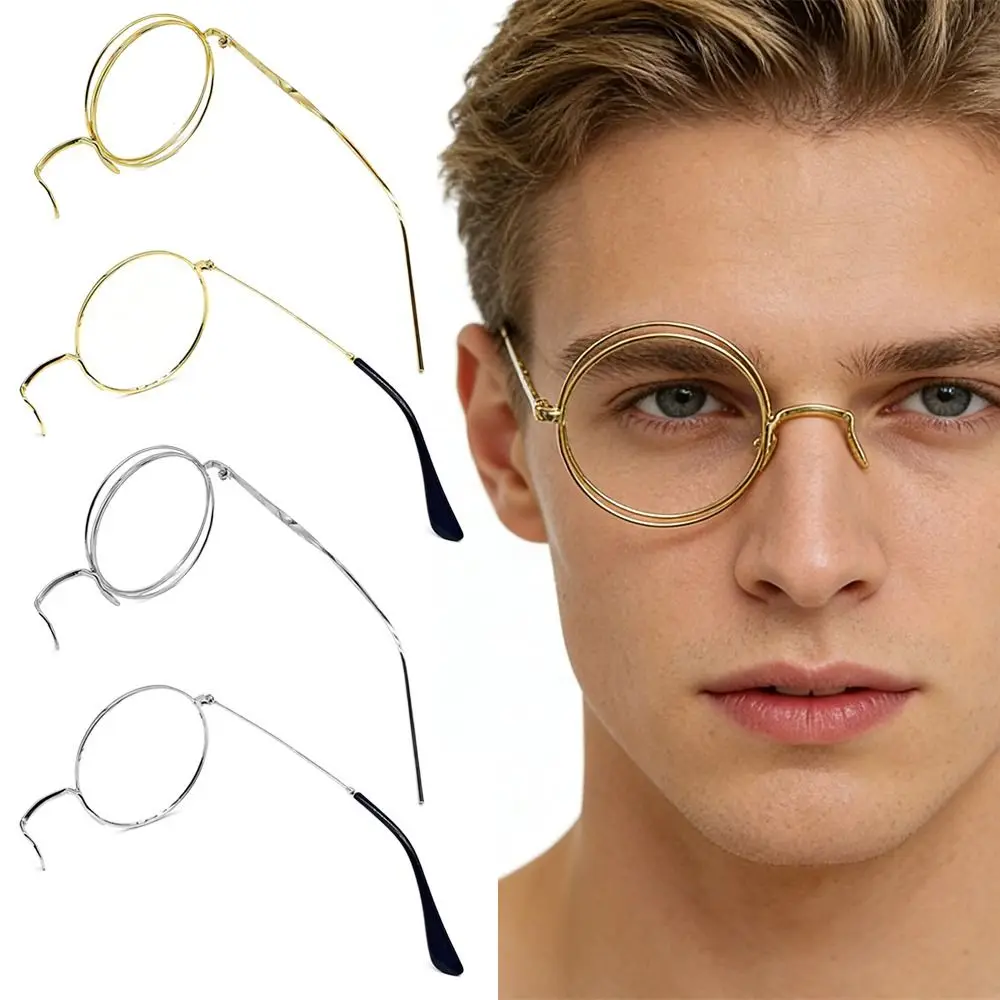 

Single-Sided Monocle Glasses Unisex Design British Style Eyeglass Frame Cos Style Thief Style Single Lens Glasses