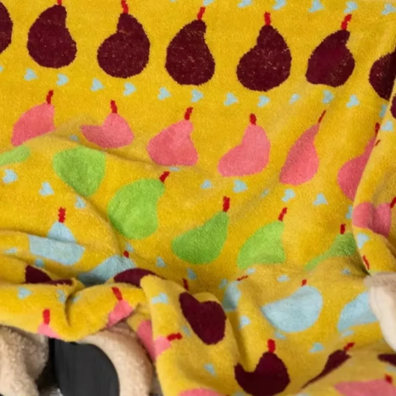 لطيف الكتابة على الجدران الكمثرى نمط القطن منشفة الوجه الناعمة للأطفال منشفة استحمام ماصة مريحة القطن منشفة منزلية مناشف الشاطئ #4