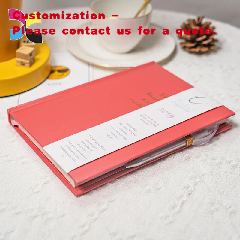 

custom.Customize Diary Printing Paper Notebooks Hardback Journal with Pen