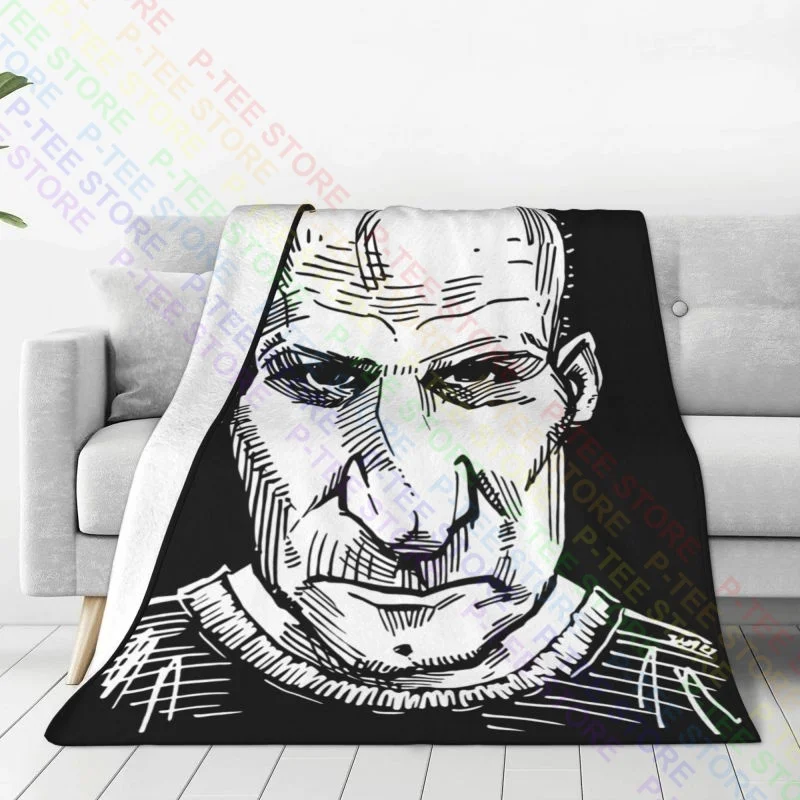 Ian Mackaye By Chris Shary Minor Threat, Punk, Fugazi Blanket Bedding Ultra-Soft Bedding Throws