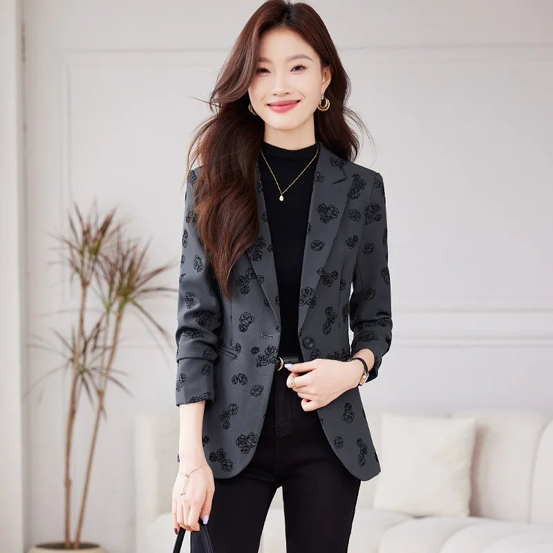 China Humen Clothing Wholesale Fashion High end Printing High quality Suit New Suit Top Coat Pants