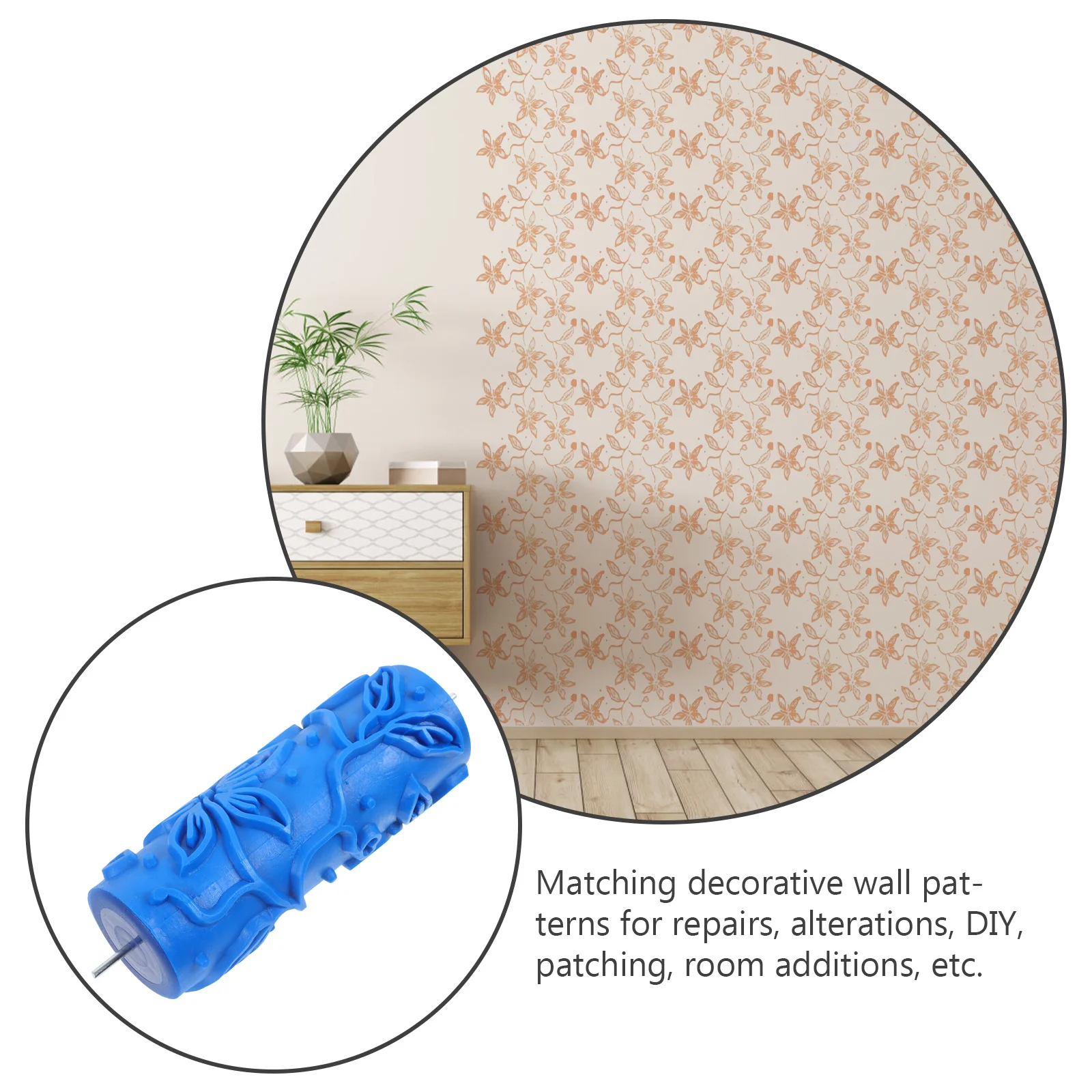 

Decorative Paint Roller for Wall and Ceiling Texturing Easy to Use DIY Painting Tool for Professional-Looking Results Fast
