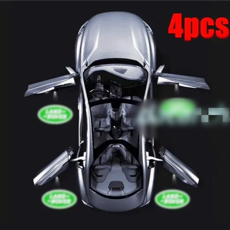 

4X LED 3D-подсветка дверей с эффектом тени, подходит для Range Rover 2003-2023
