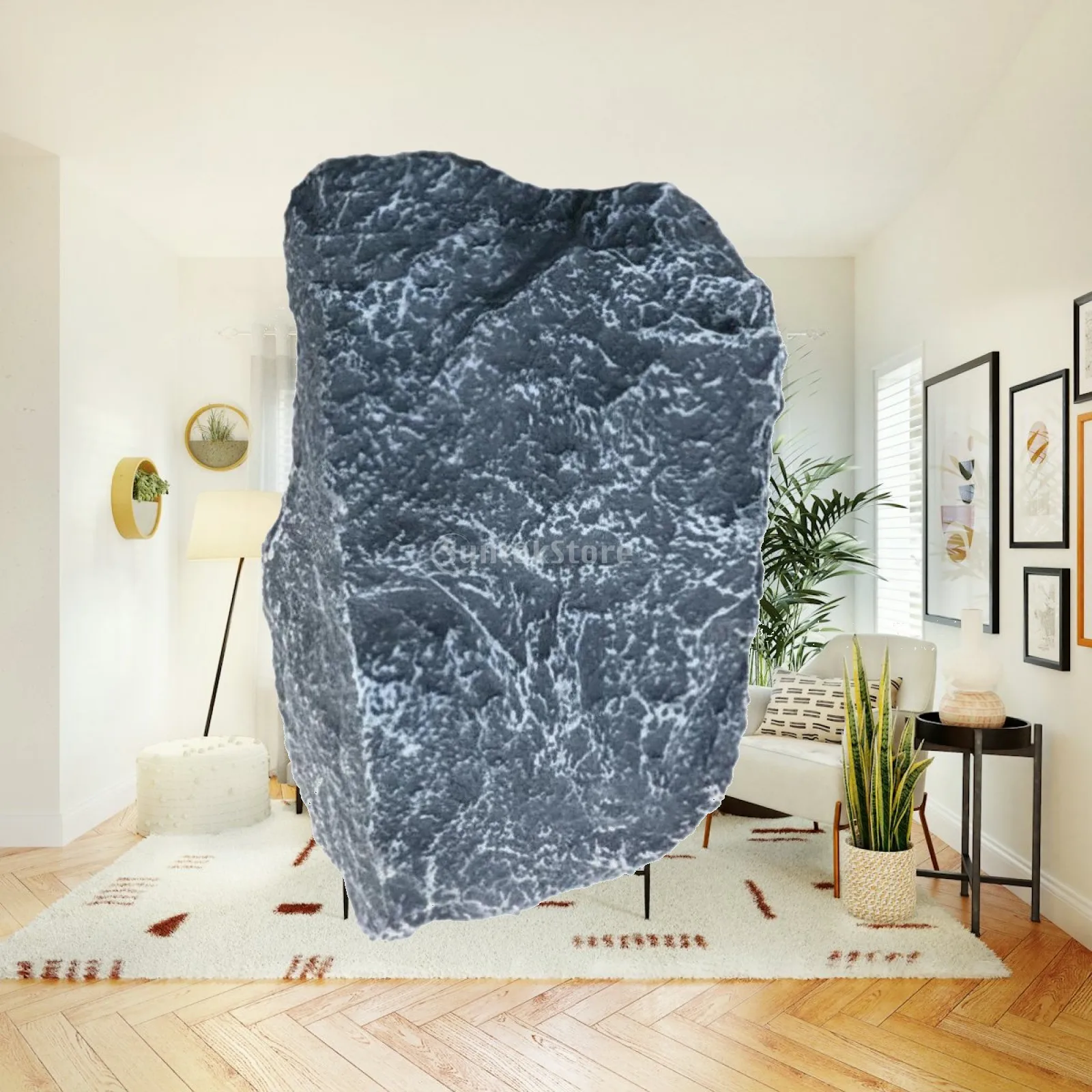 Durable Synthetic Garden Rock Ornamental Stone Lightweight Texture for Residential Landscaping Projects