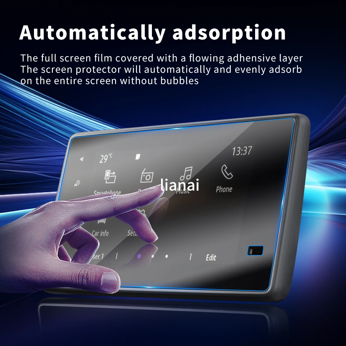 Screen Protector For Nissan 26 NV300 mpered Glass Protective Film GPS Video Navigator Car Stickers Vehicle Accessories view 6