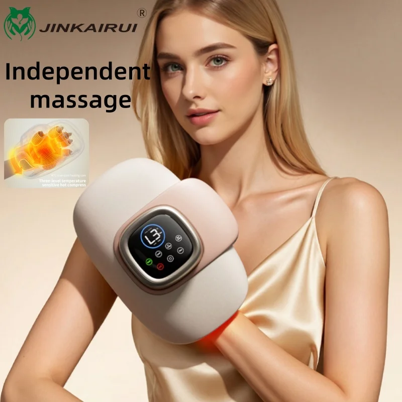 

Jinkairu High Elastic Air Bag Hand Massager Palm & Wrist Joint Relaxing Portable Massage for Hand Fatigue Relief Best Gift