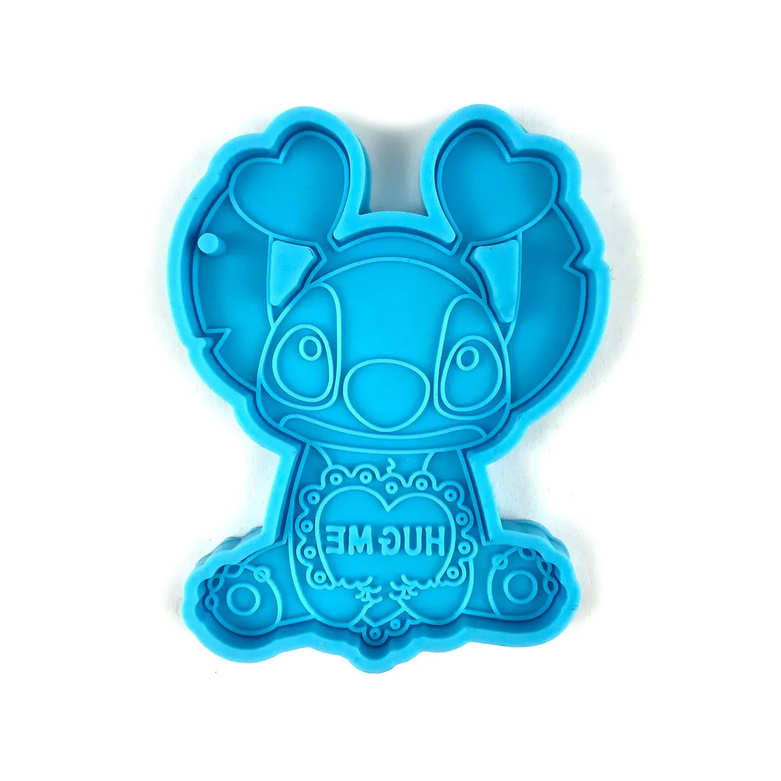 Molde de silicona de figura de Anime de Disney Stitch, DIY Molde de resina de galletas, producción interactiva de padres e hijos, regalos de dulces