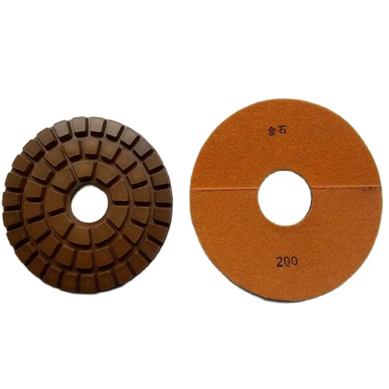 10inch 250mm Diamond Polishing Pads Thick 15mm Wear Resistant Stone Wet Diamond Concrete Floor Refurbishment Pad Grinding Discs