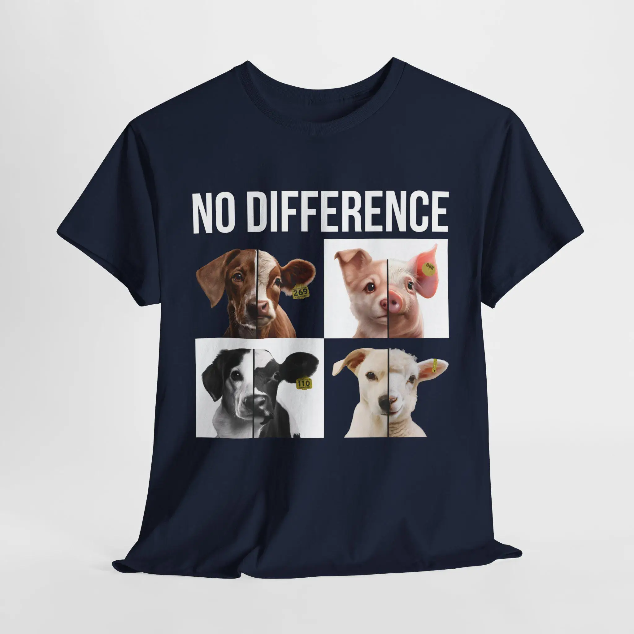Novelty Vegan Animal Rights Men T Shirt Cotton Tee Women Oversize Loose Summer O-Neck Casual Streetwear Humor Funny Tops view 4