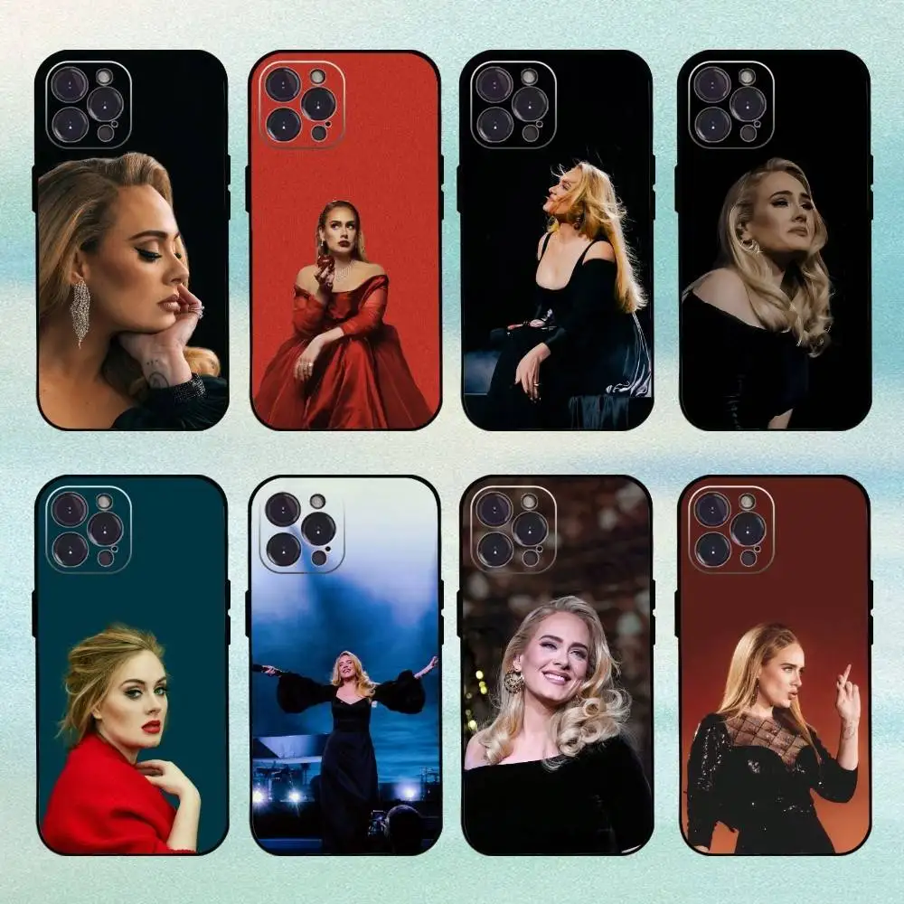 

Easy On Me Singer A-Adele Phone Case For iPhone 16,15,14,13,12,Plus,Pro Max, 5G Others Soft Black Cover