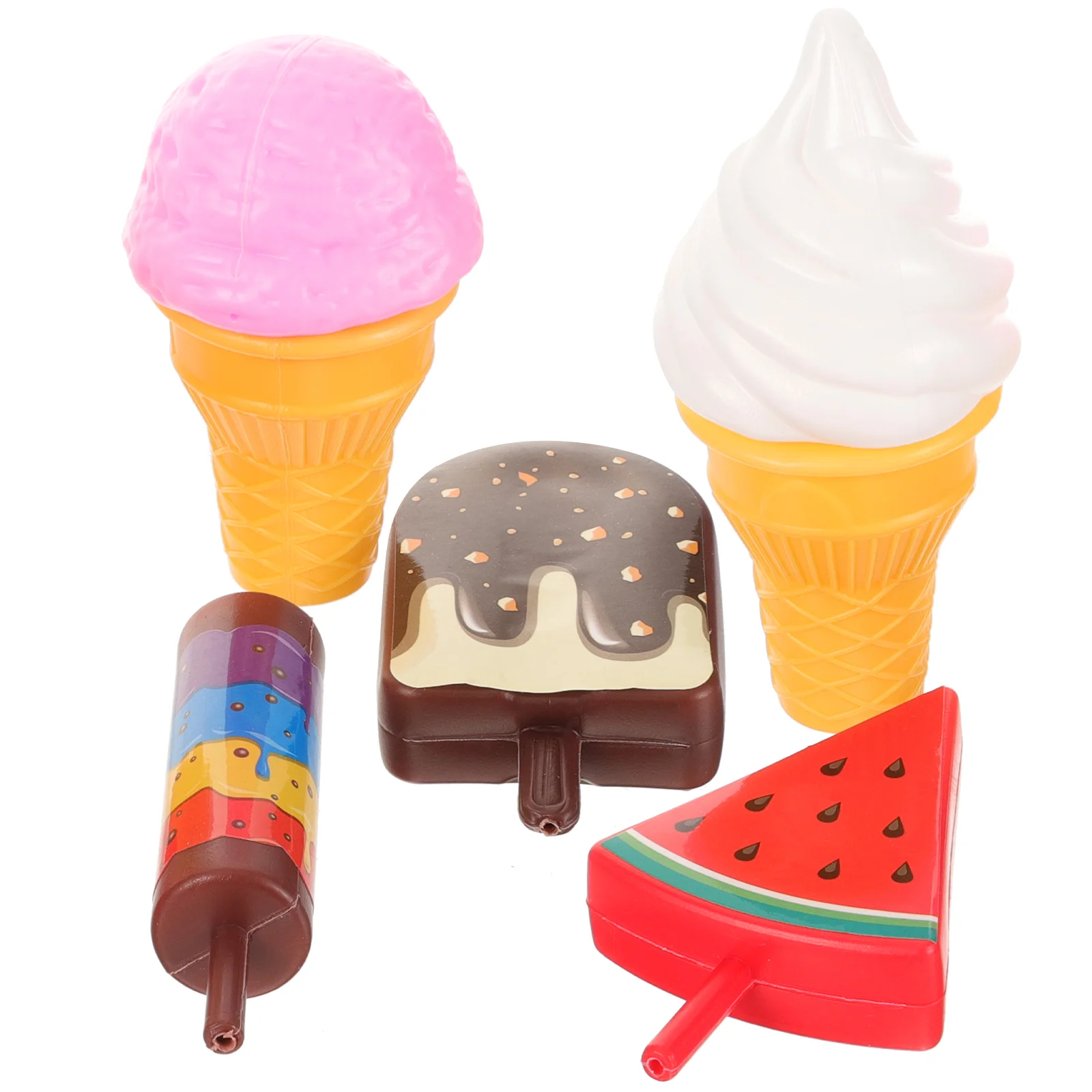 Play House Set Toy Children’s Toys Pretend Food Kitchen for Toddlers 1-3 Realistic Dessert Donut Plastic Ice Cream