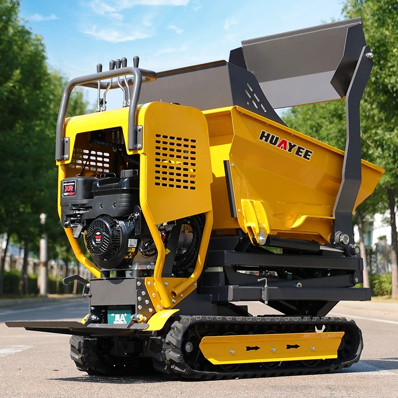 Free Shipping Mini Crawler Dumper Multifunctional Tracked MINI Dumper 500kg 400KG Mini Transporter Dump Truck for Construction