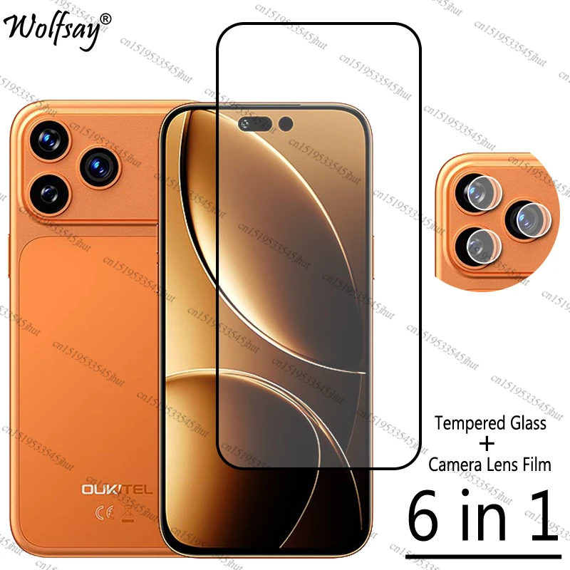 Full Cover Tempered Glass For Oukitel C17 Plus Screen Protector For Oukitel C17 Plus Camera Glass For Oukitel C17 Plus Glass