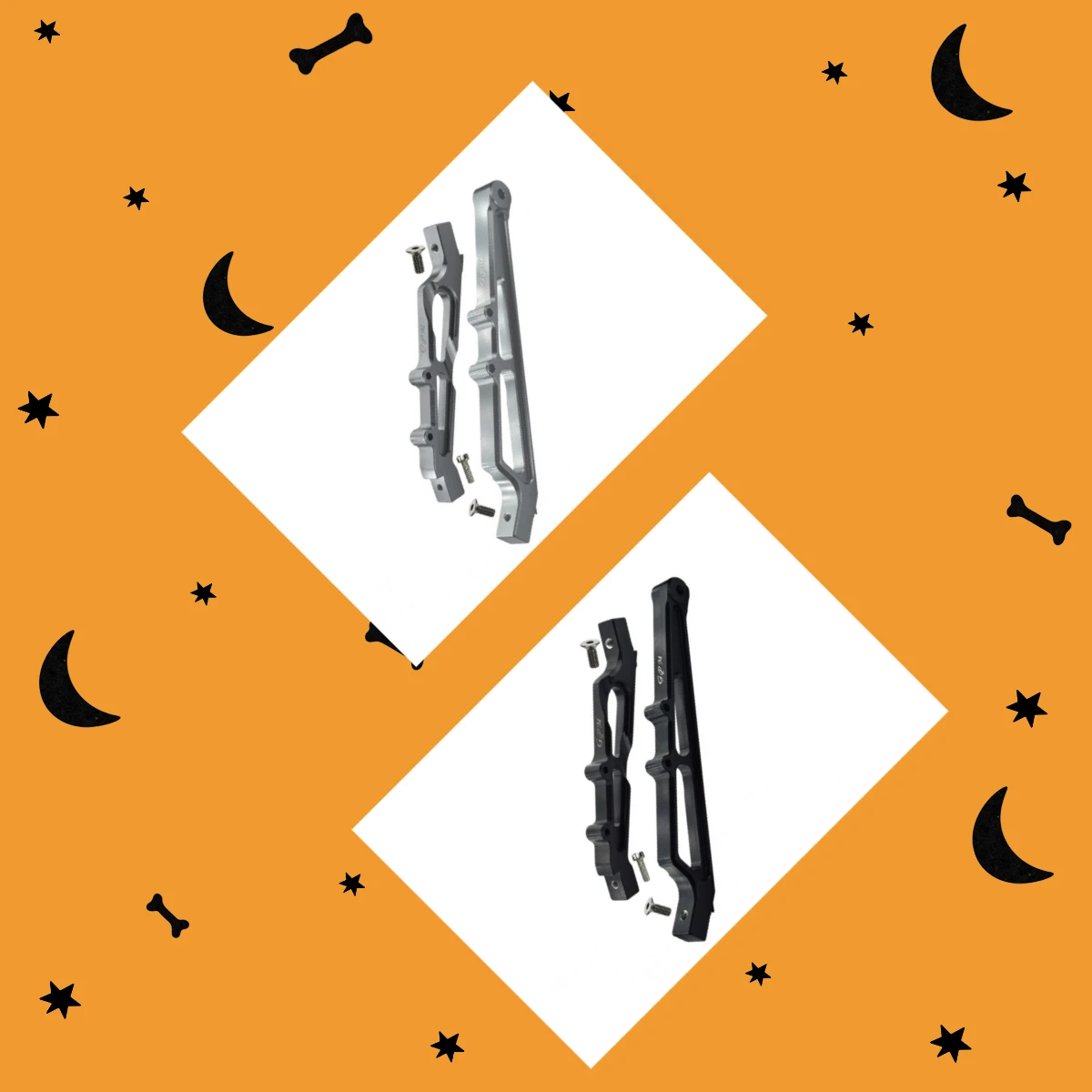 

Алюминиевая передняя и задняя скоба шасси GPM с ЧПУ для ARRMA 1/7 Limitless 6S/8S Infraction 6S ARA109001