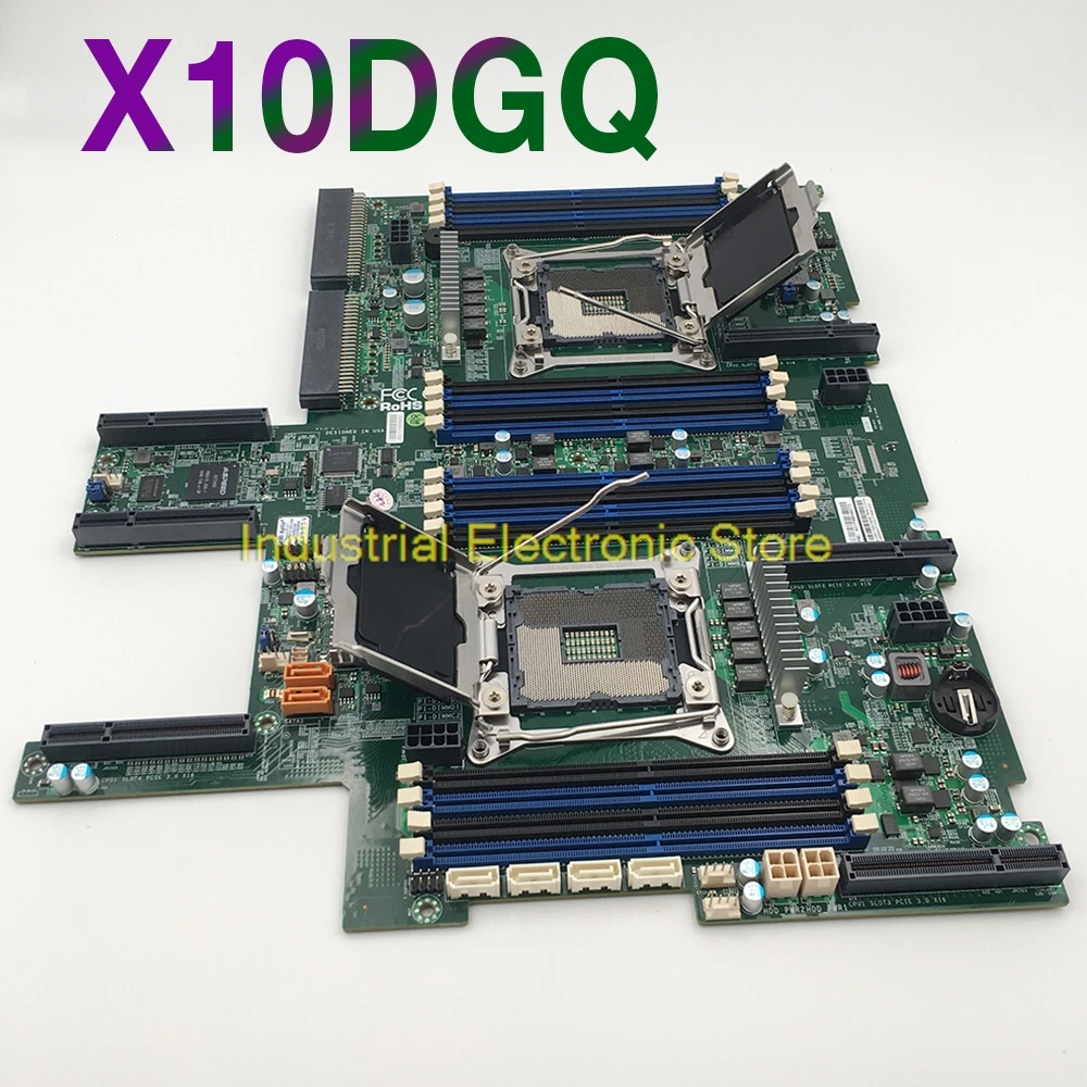 For Supermicro GPU Serevr Motherboard Support For Xeon Processor E5-2600 V4 / V3 Family X10DGQ