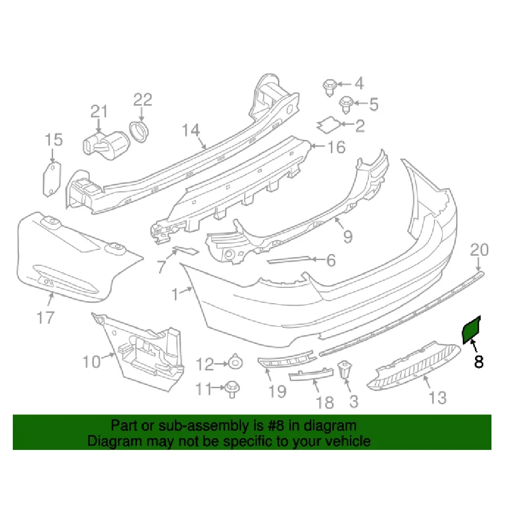 Fit 11-13 BMW5 Series F10 Base Sedan 520d 525d 530d 528i 528iX 535i 535iX 550i Hybrid 5 Rear Tow Cover 51127240133