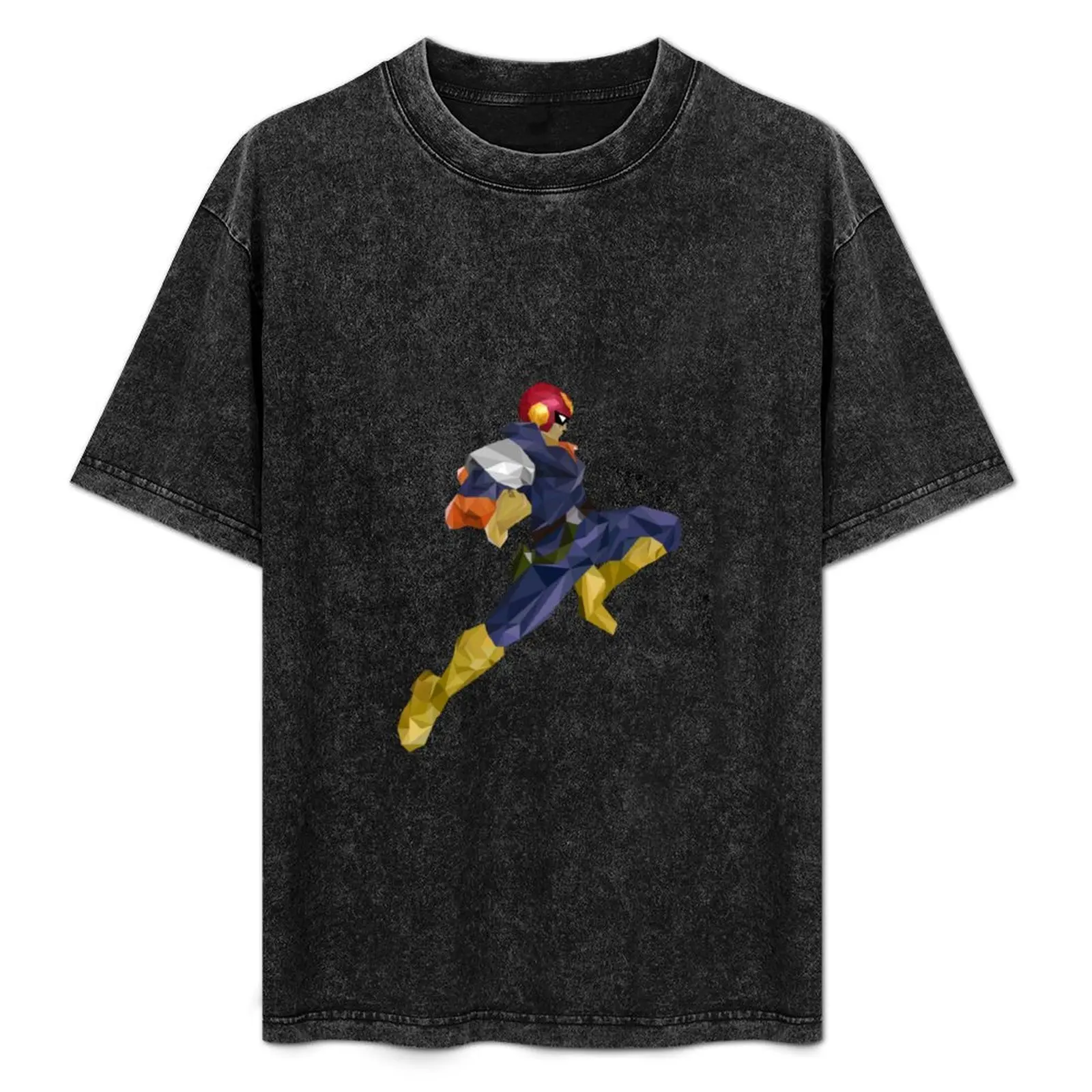 

Captain Falcon Knee T-Shirt All Match Basic Short Sleeve Top