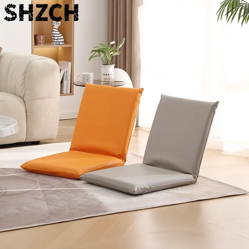 Lazy Sofa Reclining Sleepable Back Chair Tatami Small Sofa Balcony Bay Window Bedroom Bed Foldable Chair