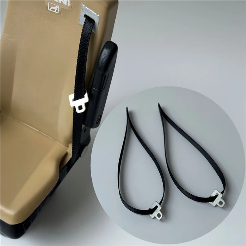 Interior Seat Belt Common Simulation for 1/14 Tamiya RC Dump Truck Tipper Trailer For SCANIA 770S VOLVO MAN TGX Car Accessories